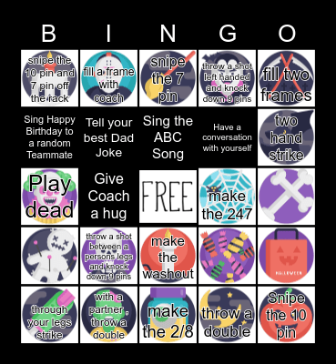 Halloween Bingo Card