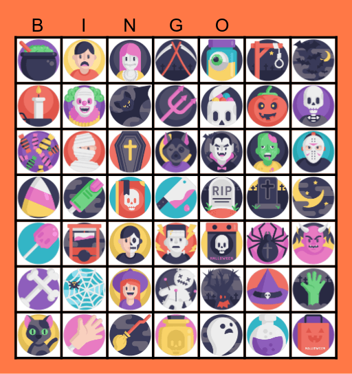 Halloween Bingo Card