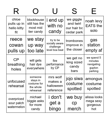 Halloween Bingo Card