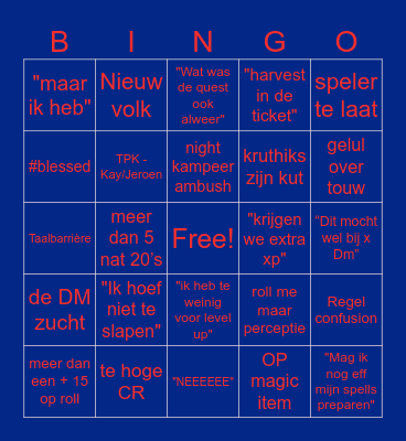 Goofy bingo Card