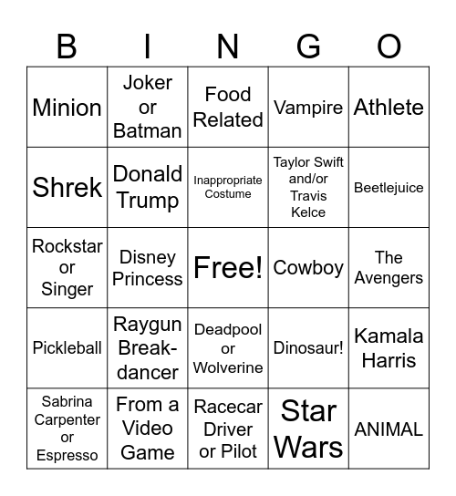HALLOWEEN BINGO Card