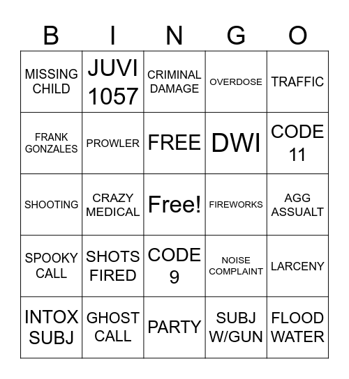 HALLOWEEN Bingo Card