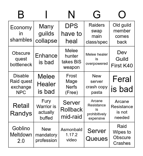 SWOLE 1.17.2 BINGO Card