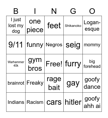 REALS Bingo Card