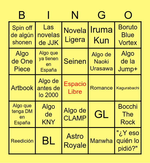 Anuncios Panini La Experiencia 2024 Bingo Card