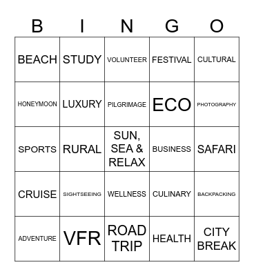 WHICH HOLIDAY IS IT? Bingo Card