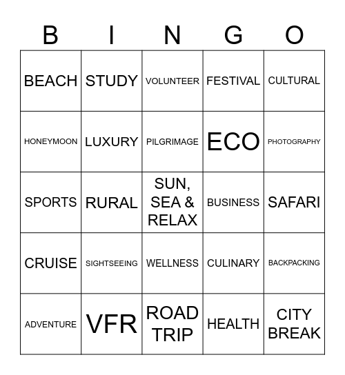 WHICH HOLIDAY IS IT? Bingo Card