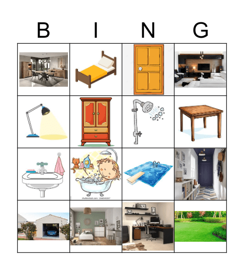 La maison Bingo Card