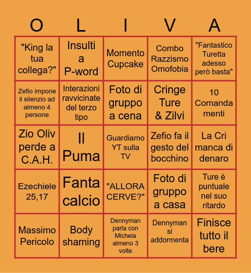 Halloween 2K24 🎃 Bingo Card