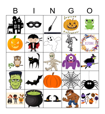 L'Halloween Bingo Card