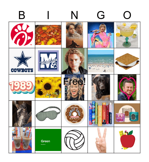 KAT'S BIRTHDAY BINGO Card