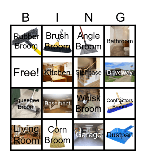 SWEEPING Bingo Card