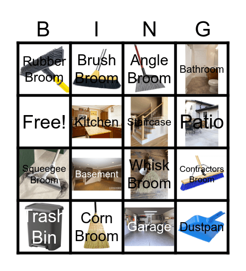 SWEEPING Bingo Card