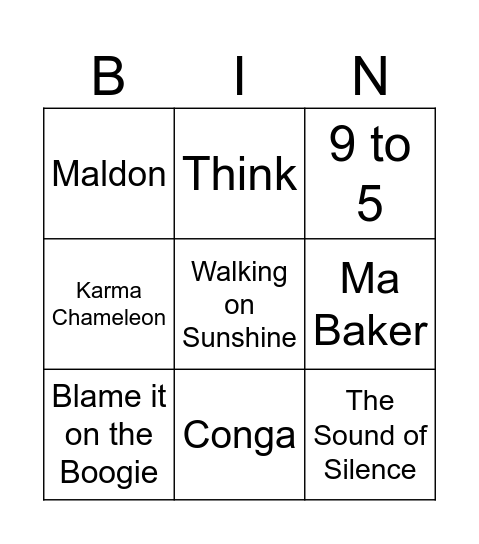 Pre Sinterkerst BINGO Card