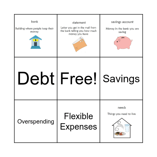 Budget Bingo Card