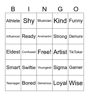Know Your Neighbor Bingo Card