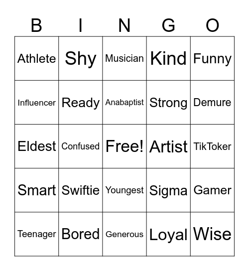 Know Your Neighbor Bingo Card