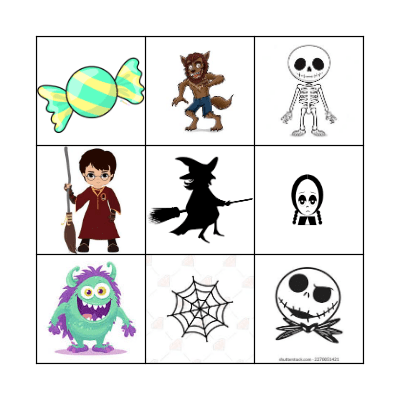 Halloween Bingo Card