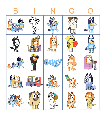 Bingo's Bingo Card