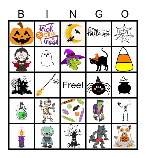 JMT B-I-N-G-O Spooktacular Bingo Card