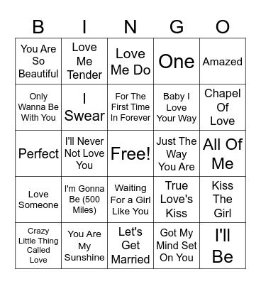 Bridget's Shower #1 Bingo Card