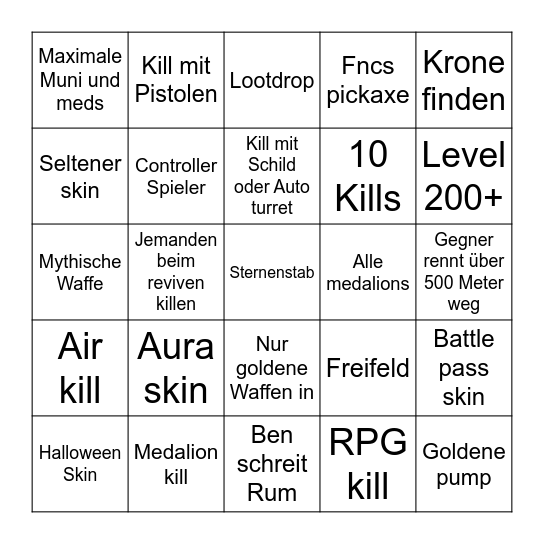 Max der Hundesohn Bingo Card