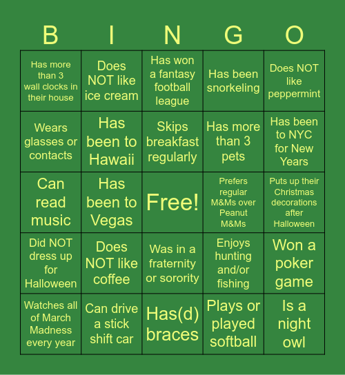 Week of Thanks Bingo #3 Bingo Card