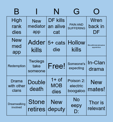 Year 23 Bingo Card