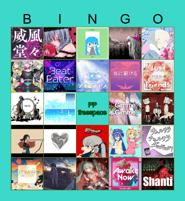 PP BINGO CARD YIPPIE Bingo Card