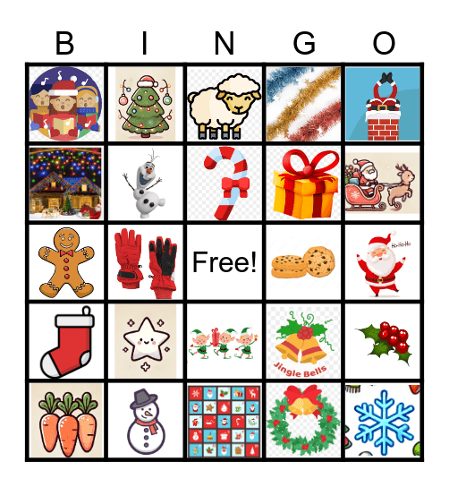 Christmas Bingo Card