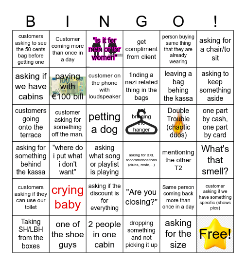 T2 Sales Edition OGM Bingo Card