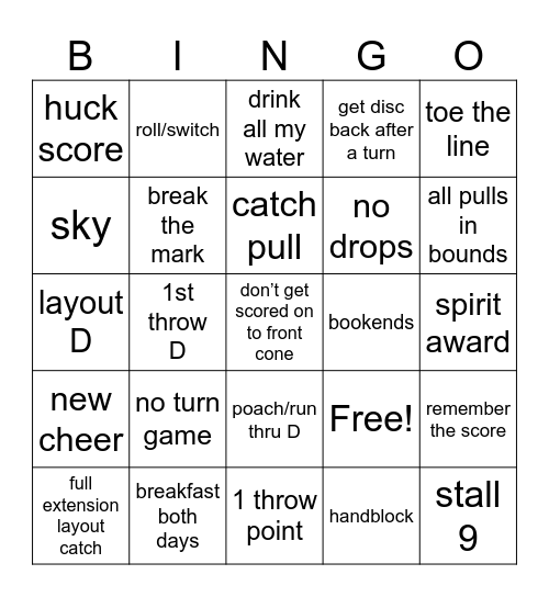 SAFYA BISWAL #13 Bingo Card