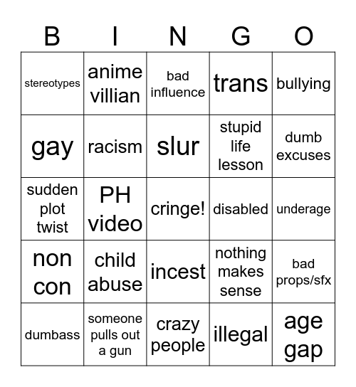 Tomorrow's Teachings Bingo Card