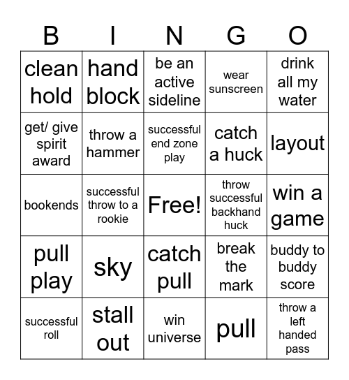 coconut 🥥🥥 Bingo Card