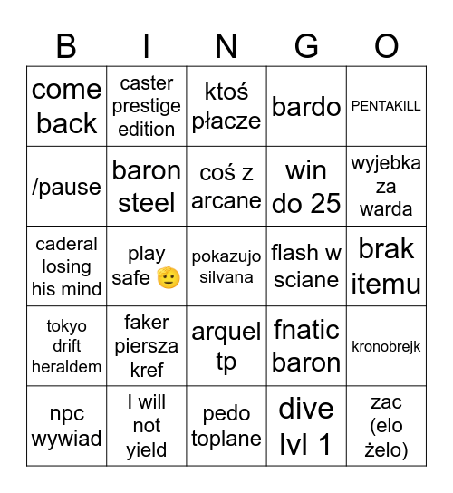 worldsy Bingo Card