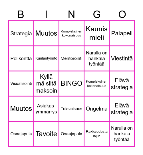 BULLSH*T BONGO Bingo Card