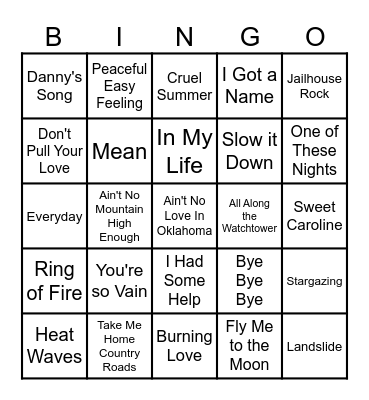 Friendsgiving 2024 Bingo Card