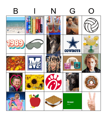 KAT'S BIRTHDAY BINGO! Bingo Card