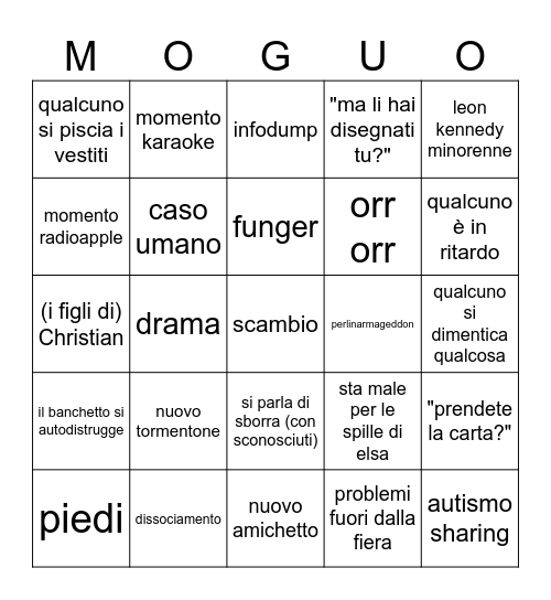 GARDACON BINGO VIP Bingo Card