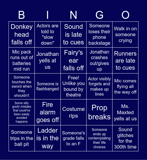 Midsummer Tech Week Bingo Card