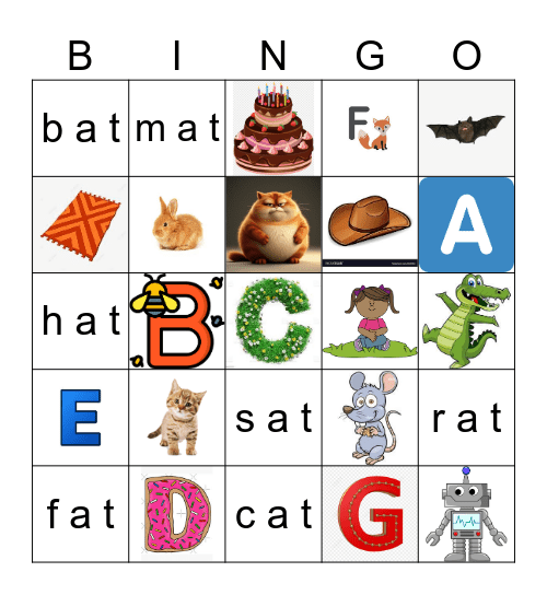 ? a  t Bingo Card