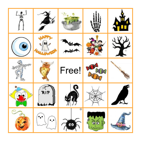 Haunted BINGO Card