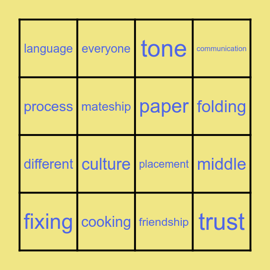 Persuasive Texts Bingo Card