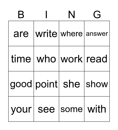 LIFT: Nat Geo HFW#2 Bingo Card