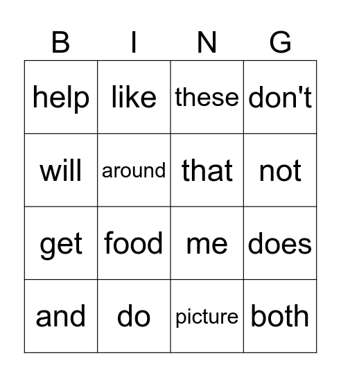 HFW Nat Geo List #3 Bingo Card