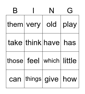 Nat Geo HFW #4 Bingo Card
