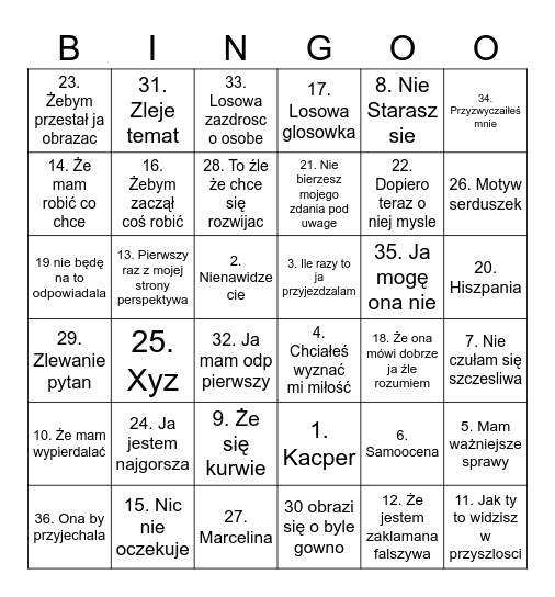 Farmazony Bingo Card