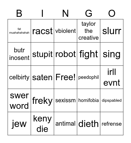 soth puark Bingo Card