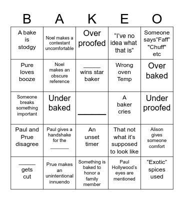 WTF is "Autumn Week?" Bingo Card