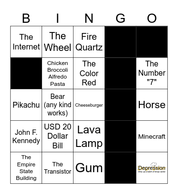 Infinite Craft Bingo Card